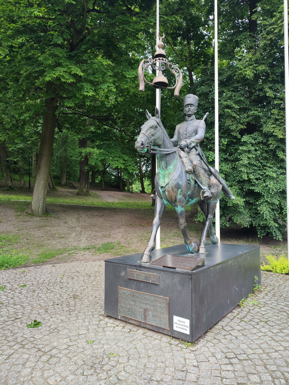 A Photo of the Monument to the Polish Tatar